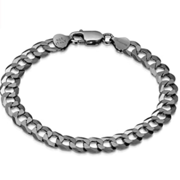 Fine Flat Cuban Curb Chain for Men